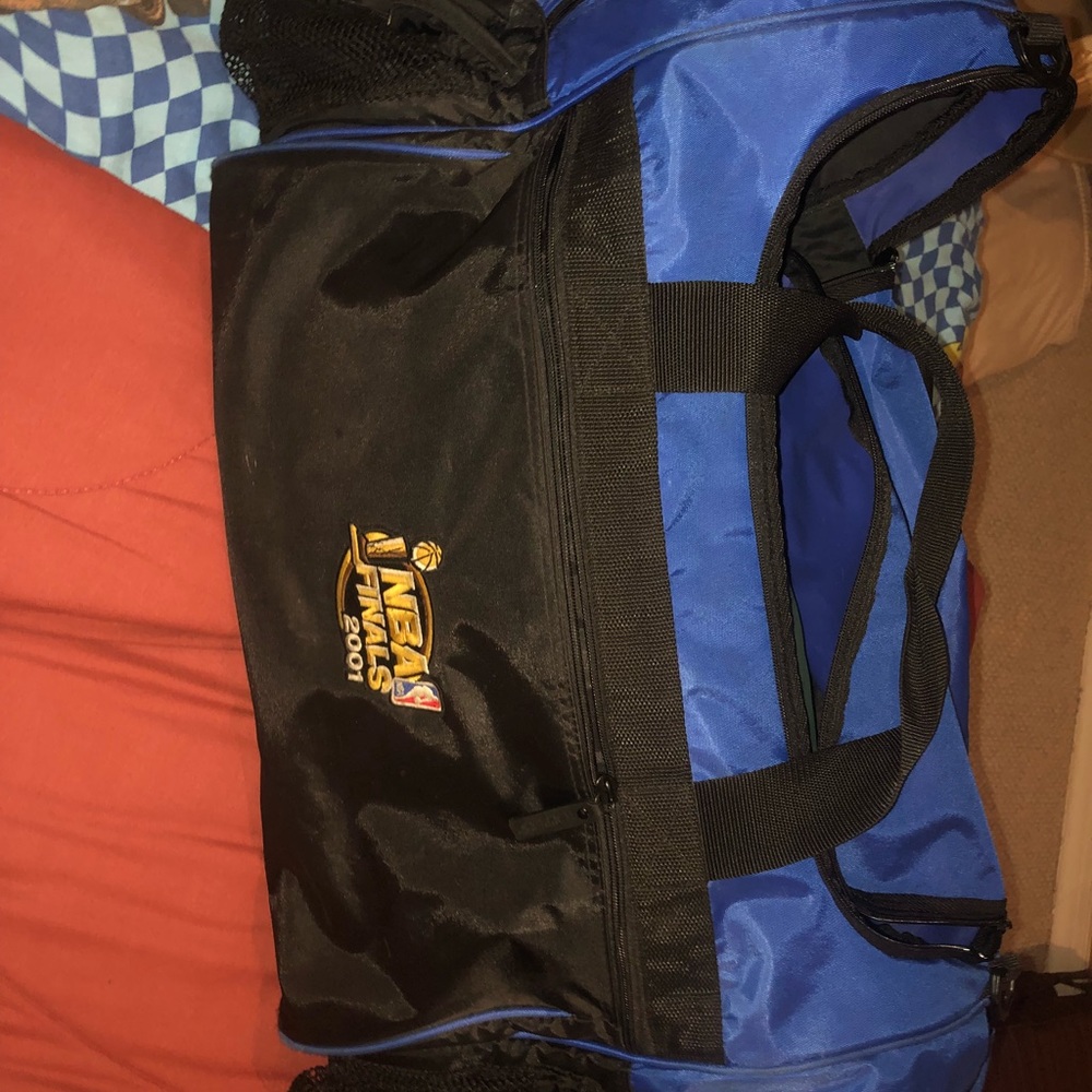 NBA finals 2001 duffle bag
